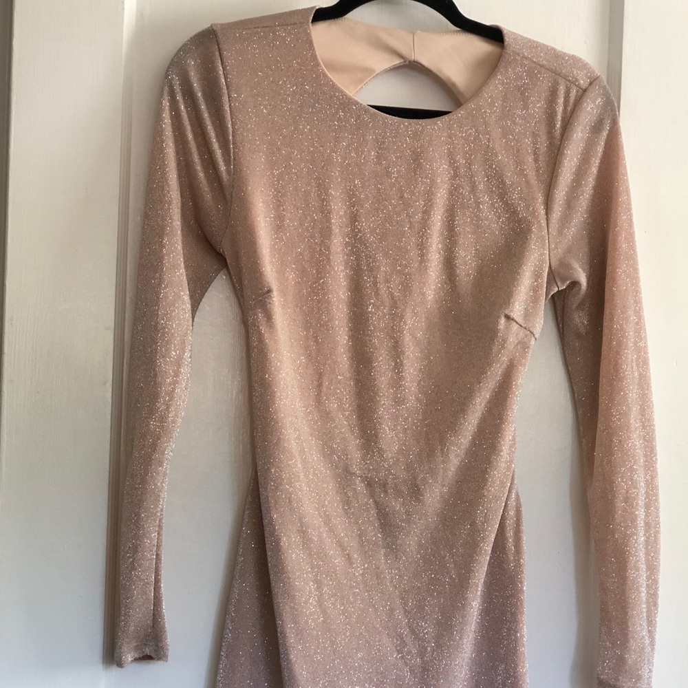 Gold dress